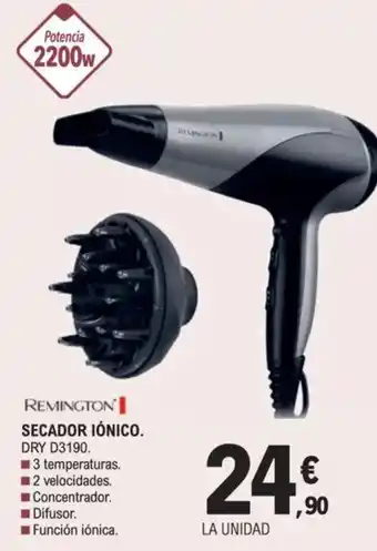 E.Leclerc REMINGTON Secador ionico oferta