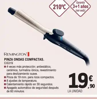E.Leclerc REMINGTON Pinza ondas compactas oferta