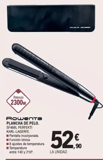 E.Leclerc ROWENTA Plancha de pelo oferta