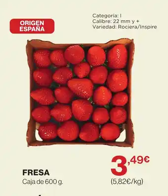 Hipercor Fresa oferta