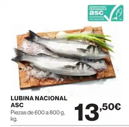 Hipercor Lubina nacional oferta