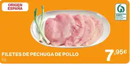 Hipercor Filetes de pechuga de pollo oferta
