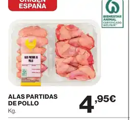 Hipercor Alas partidas de pollo oferta
