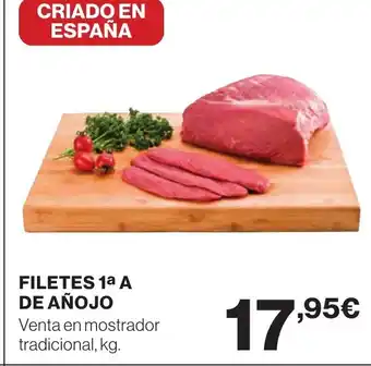 Hipercor Filetes 1a a de añojo oferta