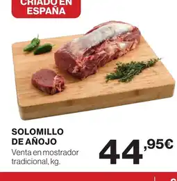 Hipercor Solomillo de añojo oferta