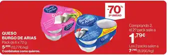 Hipercor BURGO DE ARIAS Queso oferta
