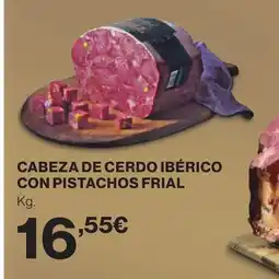 Hipercor FRIAL de cerdo ibérico con pistachos oferta