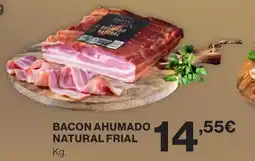 Hipercor FRIAL Bacon ahumado natural oferta