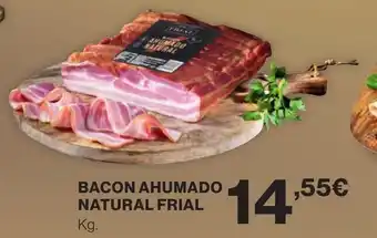 Hipercor FRIAL Bacon ahumado natural oferta