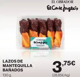 Hipercor Lazos de mantequilla bañados oferta
