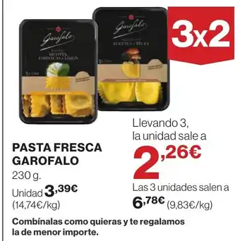 Hipercor GAROFALO Pasta fresca oferta
