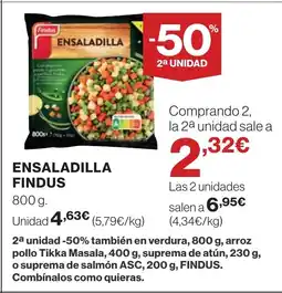 Hipercor FINDUS Ensaladilla oferta