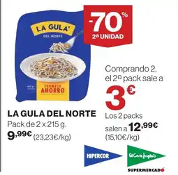 Hipercor LA GULA DEL NORTE oferta