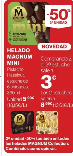 Hipercor MAGNUM Helado mini oferta