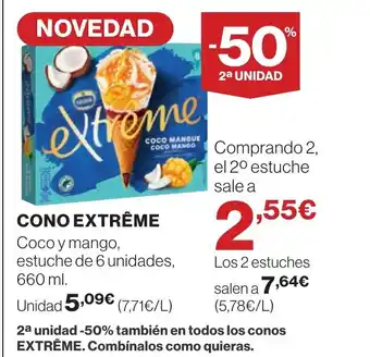 Hipercor EXTRÊME Cone oferta