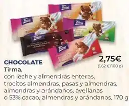 SPAR Gran Canaria Tirma - chocolate oferta