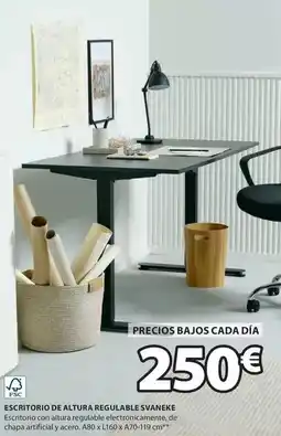 JYSK Escritorio de altura regulable svaneixe oferta