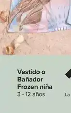 Carrefour Vestido o bañador frozen niña oferta