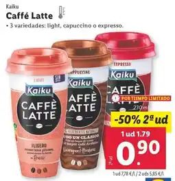 Lidl Kaiku - caffe latte oferta
