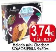Congelados Copos Somosierra - helado mini chocbom oferta