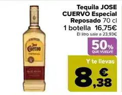 Carrefour Jose cuervo - tequila especial reposado oferta