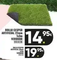 Family Cash Rollo cesped artificial 22mm verdoor oferta