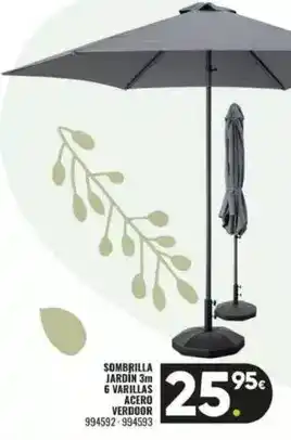 Family Cash 3m - sombrilla jardin 6 varillas oferta