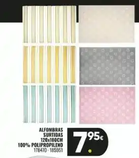 Family Cash Alfombras surtidas 120x180cm 100% polipropileno oferta