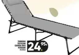 Family Cash Verdoor - tumbona textileno cuerda gris oferta