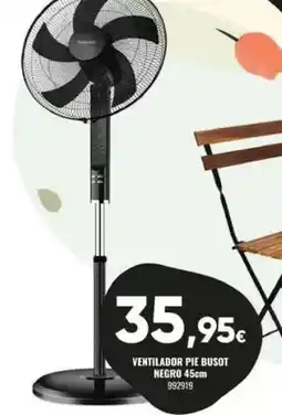 Family Cash Ventilador pie busof negro 45cm oferta