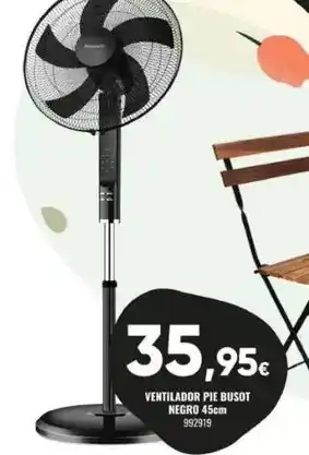 Family Cash Ventilador pie busof negro 45cm oferta