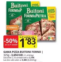 Supermercados MAS Buitoni - pizza forno oferta