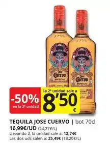Supermercados MAS Jose cuervo - tequila | bot oferta