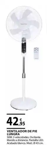 CMB Bricolage Lungra - ventilador de pie oferta
