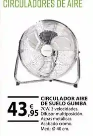 CMB Bricolage Aire - circulador de suelo gumba oferta