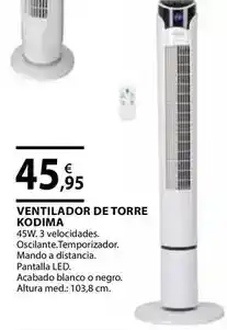 CMB Bricolage Ventilador de torre kodima oferta