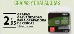CMB Bricolage Grapas galvanizadas para grapadora de ceras oferta