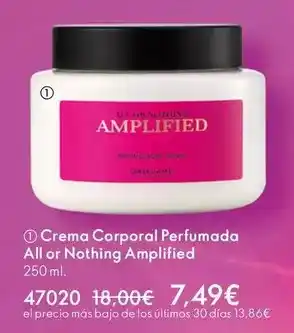 Oriflame Oriflame - crema corporal perfumada all or nothing amplified oferta