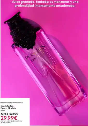 Oriflame Oriflame - econ de rutoneau de parfum possess oferta