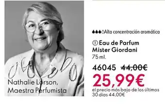 Oriflame Mister giordani - eau de parfum oferta