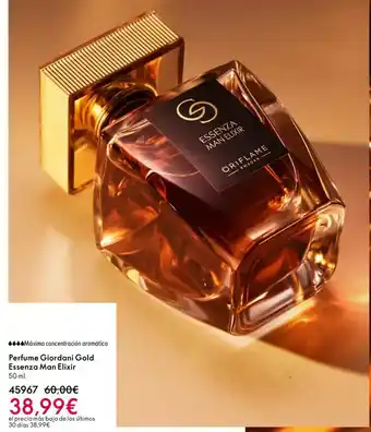 Oriflame Giordani - perfume gold oferta