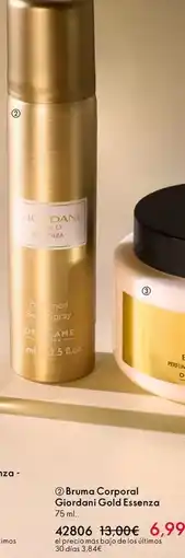 Oriflame Giordani gold - bruma corporal oferta