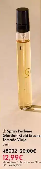Oriflame Giordani gold - spray perfume essenz tamaño viaje oferta