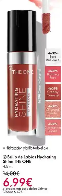 Oriflame Brillo de labios hydrating shine oferta
