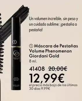 Oriflame Giordani gold - máscara de pestanas volume phenomenon oferta