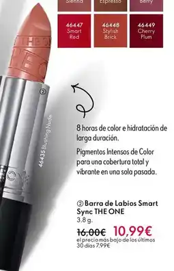 Oriflame The one - barra de labios smart sync the one oferta