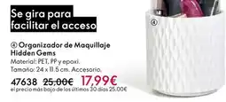 Oriflame Organizador de maquillaje hidden gems oferta