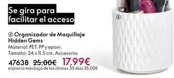 Oriflame Organizador de maquillaje hidden gems oferta