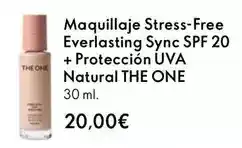 Oriflame The one - maquillaje stress-free everlasting sync spf 20 + protección uva natural oferta