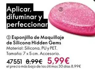 Oriflame Esponjilla de maquillaje de silicona oferta